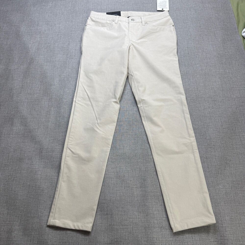 Lululemon ABC Slim Pant Mens 31x31 Beige Warpstreme NWT